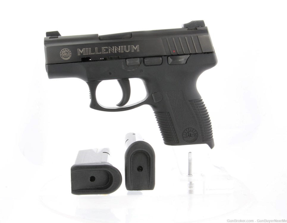 Taurus PT111 Millennium Pro 9mm 12 round Black 12+1 Rounds Polymer Grips -img-5