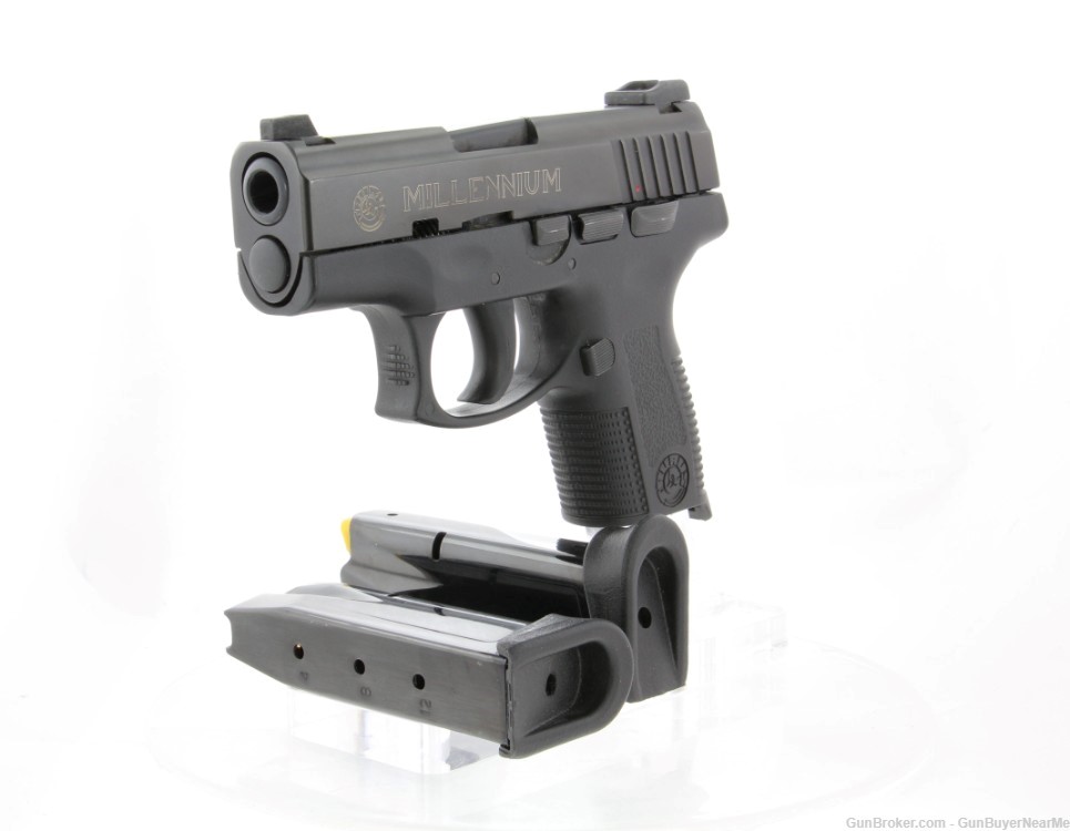 Taurus PT111 Millennium Pro 9mm 12 round Black 12+1 Rounds Polymer Grips -img-0