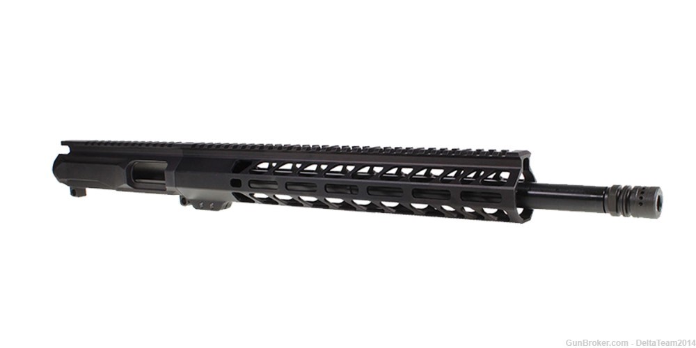 AR15 9mm Rifle Complete Upper - Pistol Caliber Billet Upper Receiver-img-1