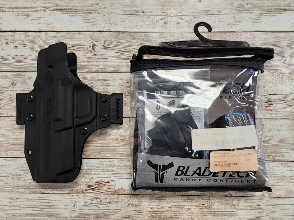 *NEW OLD STOCK* BLADE-TECH RUGER AMERICAN 9/40/45 OWB LEFT HAND HOLSTER -img-0