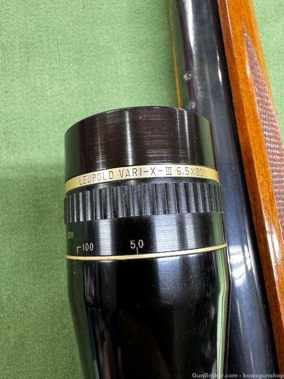 Ruger M77 Varmint 25-06 W/Leupold Vari-X-III 6.5-20 scope amazing stock-img-13