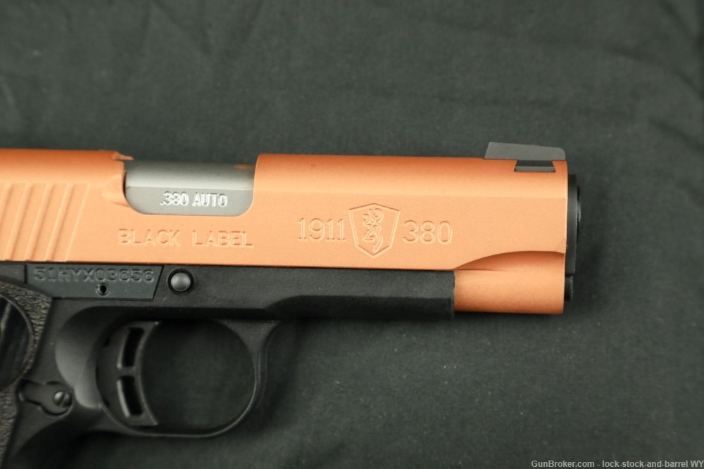 Browning 1911-380 Black Label .380 ACP 3.75” Semi-Auto Compact 1911 Pistol -img-20