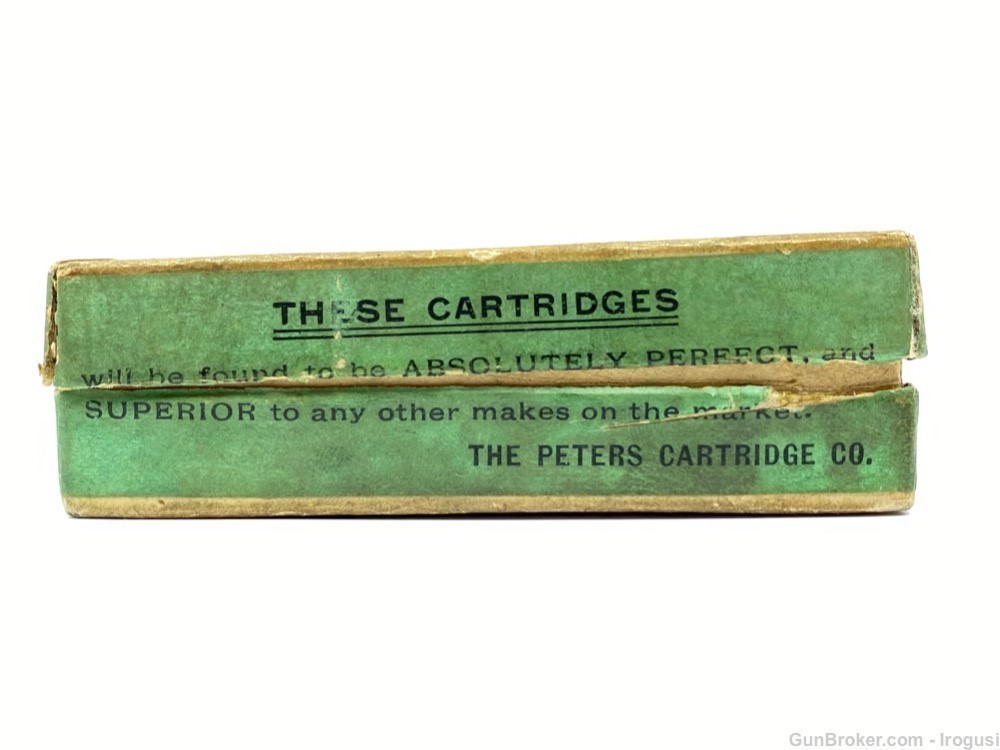 Peters Cartridge Co .32 S&W Short Vintage Half Split Box + 35 Rounds-img-6