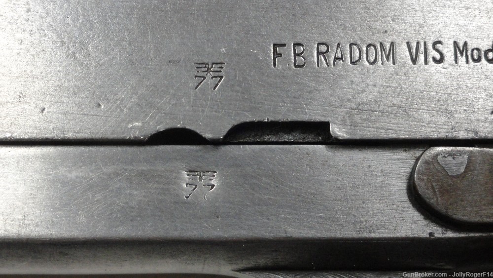 Polish FB Radom VIS 35 German Marked WWII 9mm Pistol-img-3