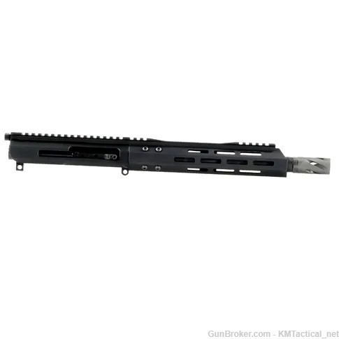 AR15 10.5" Side Charging Complete 12.7x42 Assembled Pistol Upper W/BCG -img-0