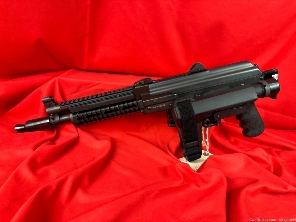 CAI Zastava PAP M85 5.56mm pistol, Adj/Fld Brace, Ultimak, Hogue-img-0