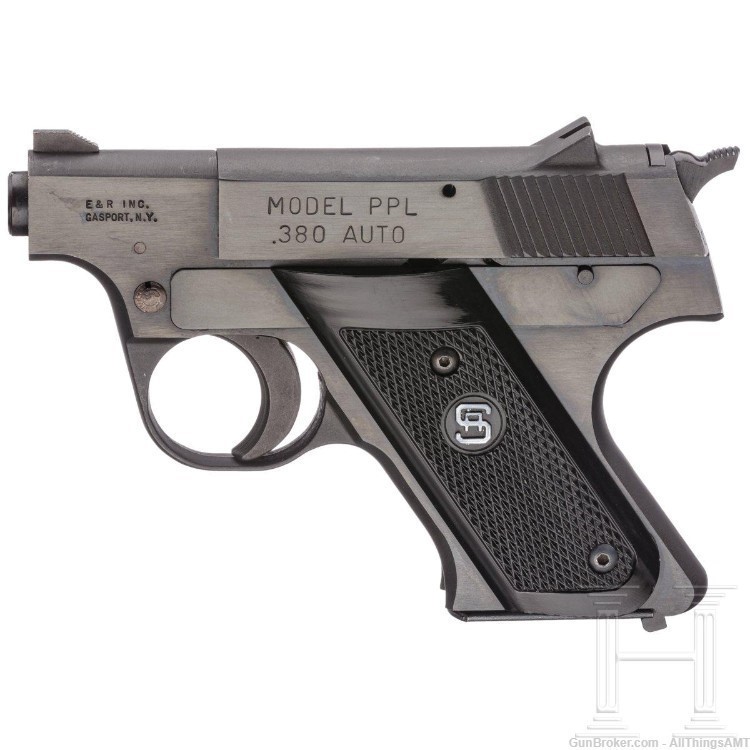Sterling Arms PPL 'Ugly Duckling' .380 Auto black grips w/silver embossed -img-3