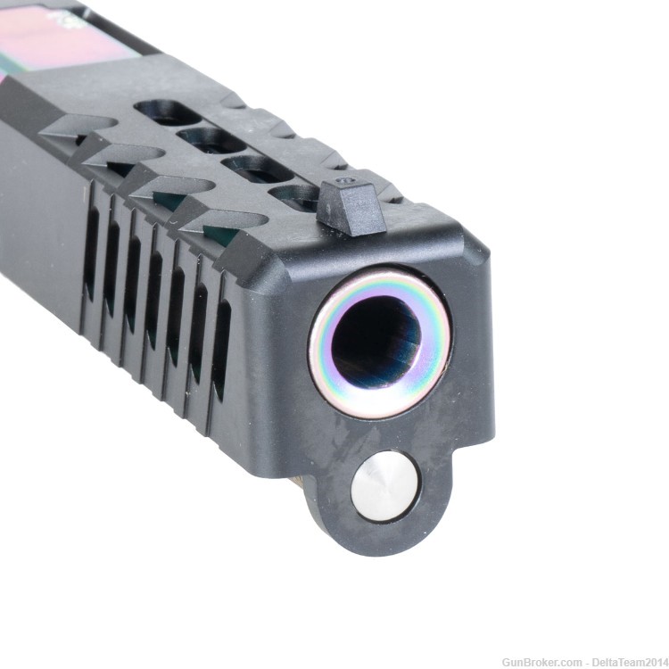 Complete Slide for Glock 17 - Match Grade PVD Rainbow Barrel - Assembled-img-4