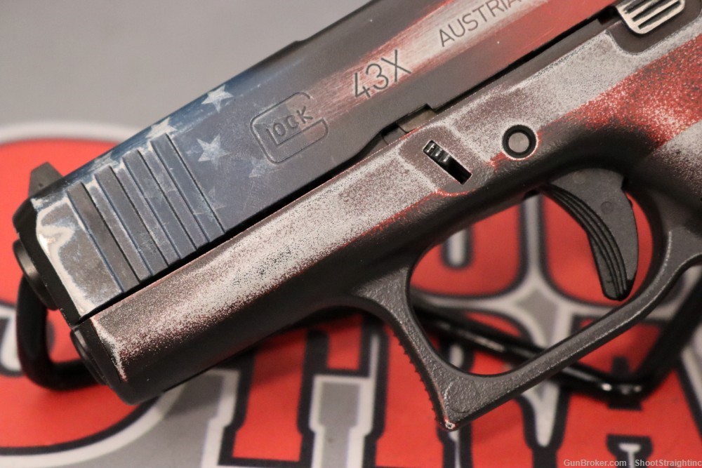 Glock 43X 9mm 3.41" w/ Box - US Flag Edition --img-30