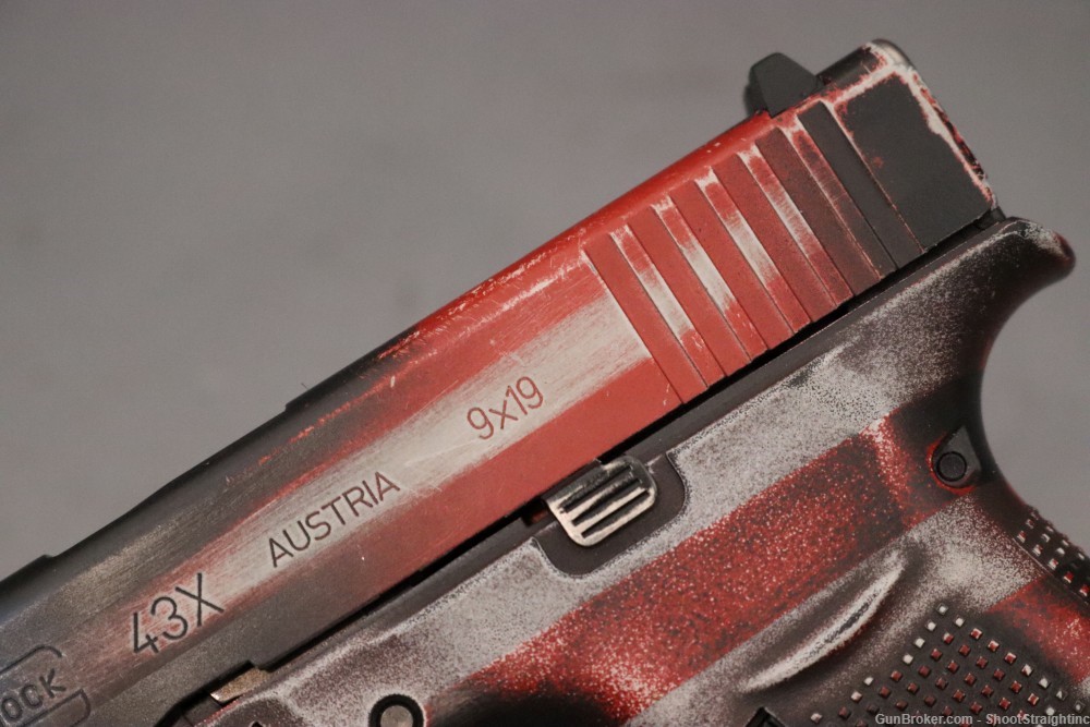 Glock 43X 9mm 3.41" w/ Box - US Flag Edition --img-29