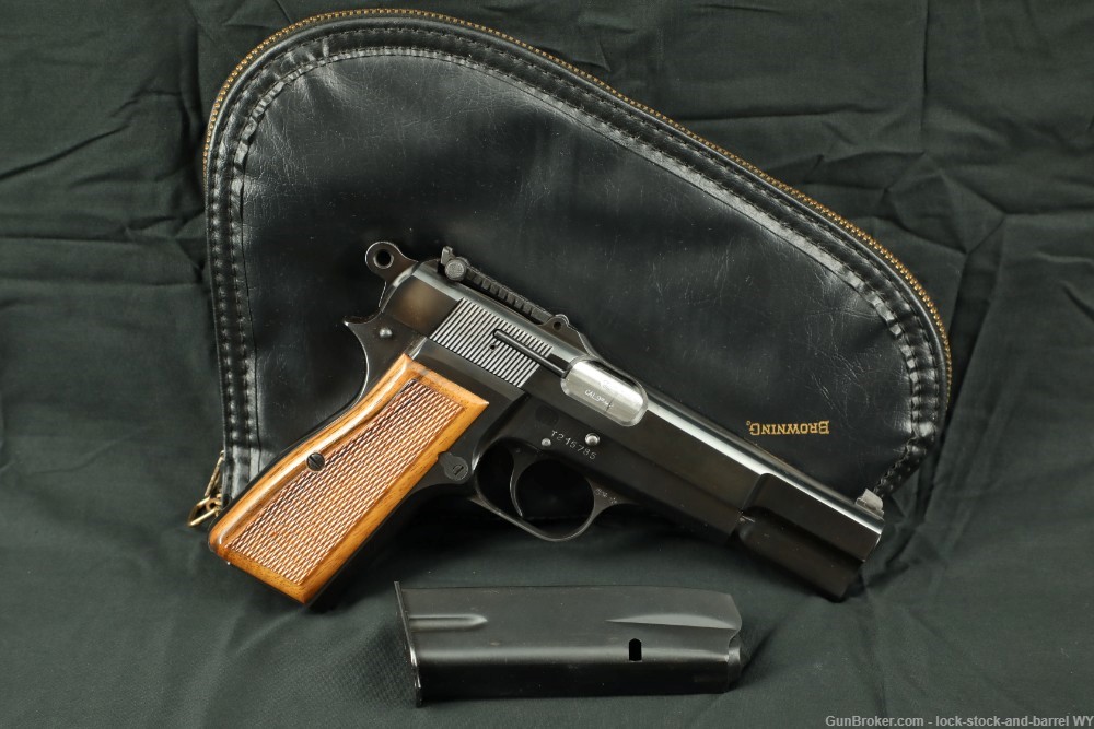 Browning Belgium FN Hi Power 9mm Luger 4.5” Pistol MFD 1968 C&R-img-2