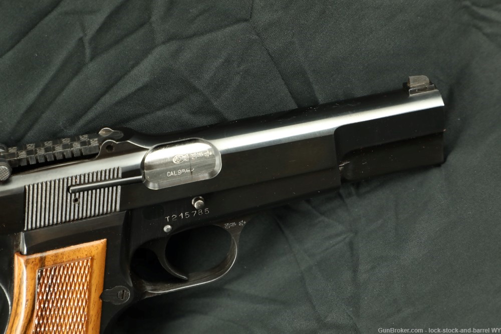 Browning Belgium FN Hi Power 9mm Luger 4.5” Pistol MFD 1968 C&R-img-5