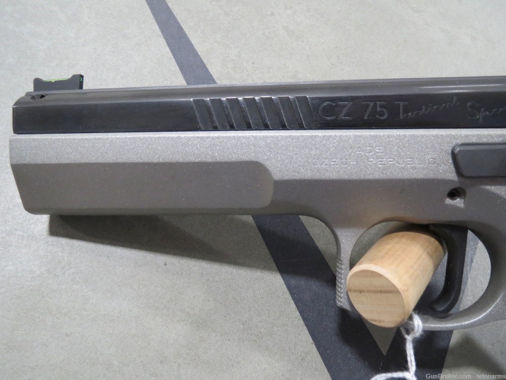 CZ-USA, CZ 75 Tactical Sport, 9mm, 5-inch barrel, high vis front sight-img-5