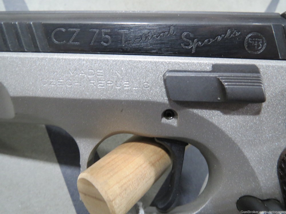 CZ-USA, CZ 75 Tactical Sport, 9mm, 5-inch barrel, high vis front sight-img-7