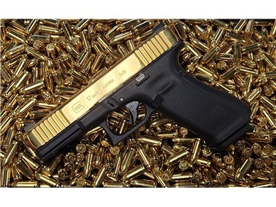 Glock 17  Gen5 9mm Semi Auto Gold Finish