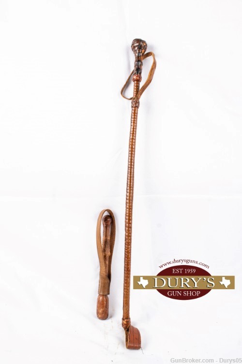 Leather Riding crop w/ hidden blade and Blackjack Durys# 4-2-1180, 4-2-1179-img-0