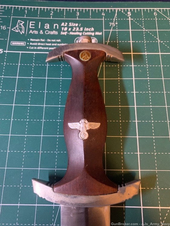 WW2 Rare German SA Dagger Maker & RZM Marked -img-4
