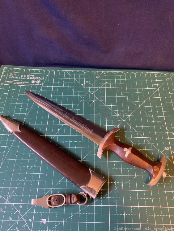 WW2 Rare German SA Dagger Maker & RZM Marked -img-0