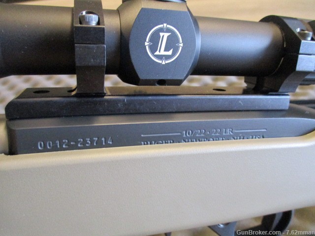Ruger 10/22 KIDD Custom 20" 22lr Semi Auto Rifle 10-22 Target Stainless 22-img-13