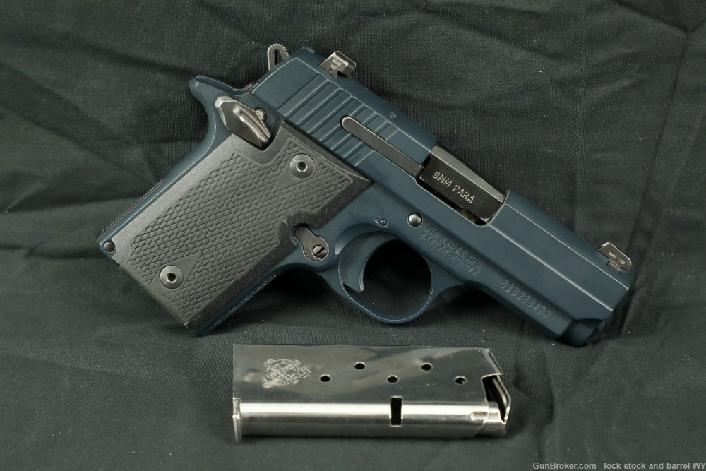 Sig Sauer P938 Nitron 9mm Micro-Compact Semi-Auto Pistol w/ Magazine-img-2