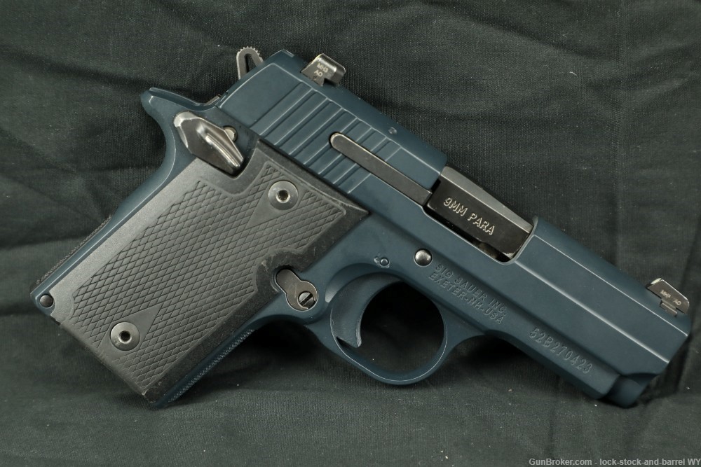 Sig Sauer P938 Nitron 9mm Micro-Compact Semi-Auto Pistol w/ Magazine-img-3