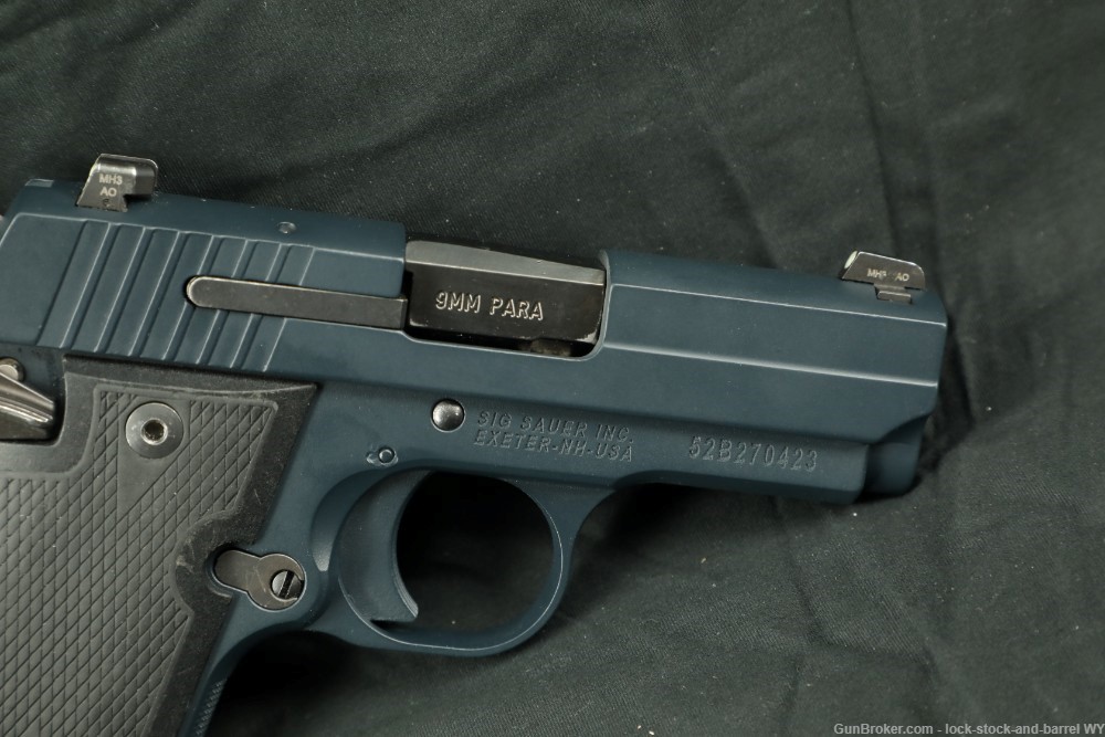 Sig Sauer P938 Nitron 9mm Micro-Compact Semi-Auto Pistol w/ Magazine-img-5
