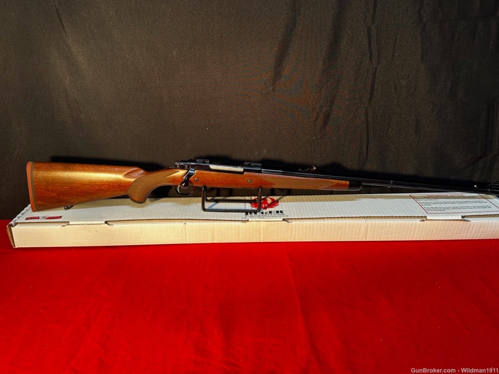 Ruger Model M77 Hawkeye African Rifle 35 WHELEN 24" Blued w/ Sights 57160-img-0