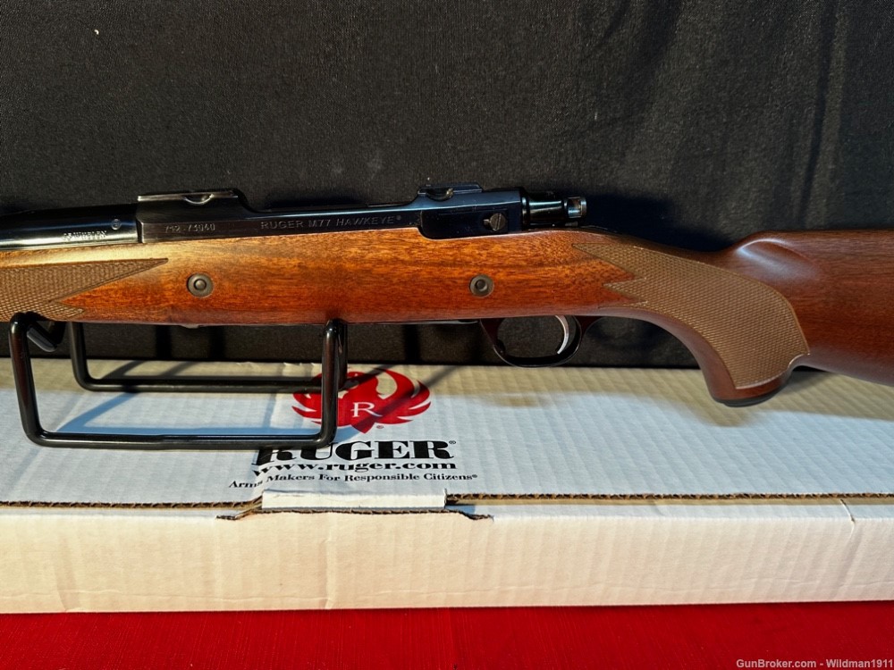 Ruger Model M77 Hawkeye African Rifle 35 WHELEN 24" Blued w/ Sights 57160-img-10