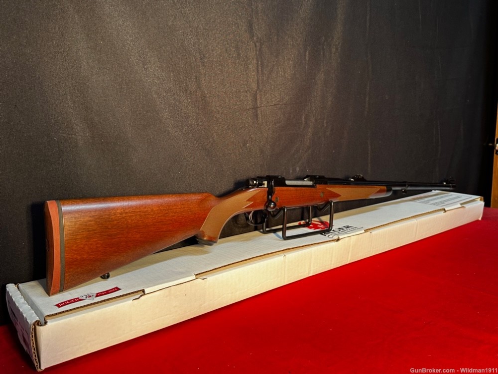 Ruger Model M77 Hawkeye African Rifle 35 WHELEN 24" Blued w/ Sights 57160-img-2