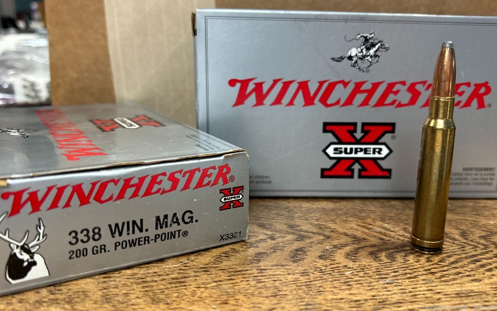 Winchester Super-X .338 Win Mag 200gr Power Point -img-1