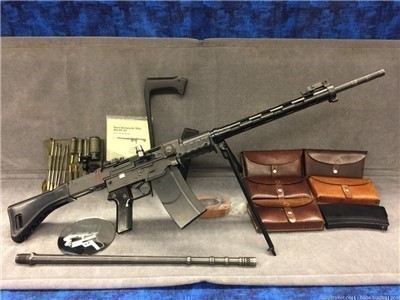 Sig PE 57 7.5x55 Swiss with extra barrel, stock, 7 mags, & more  Sig  PE-57