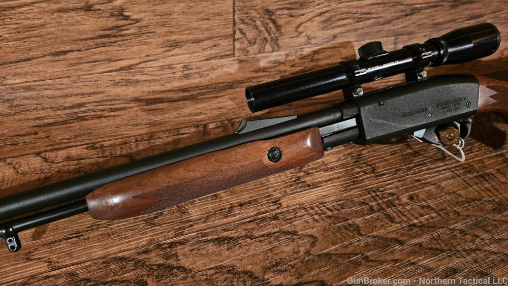 Remington 572 Fieldmaster BDL .22 LR, L, S Pump Action Rifle w/ Scope-img-4