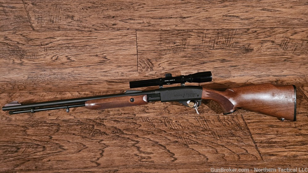 Remington 572 Fieldmaster BDL .22 LR, L, S Pump Action Rifle w/ Scope-img-3