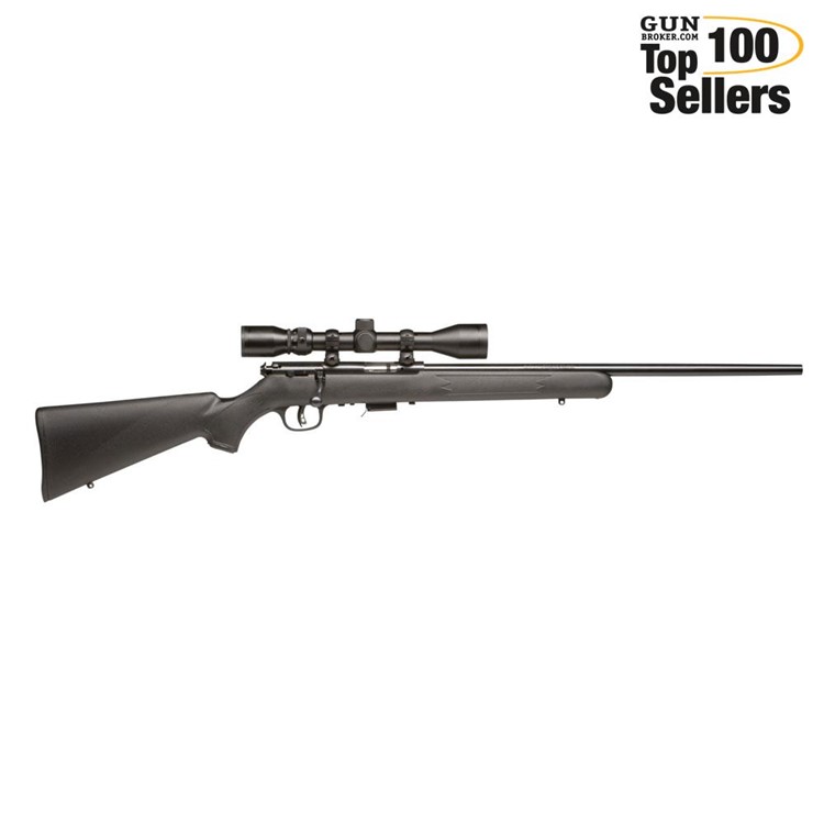 SAVAGE 93R17 FXP .17 HMR 21in 5rd Bolt-Action Rifle w/ 3-9x40 Scope (96209)-img-0