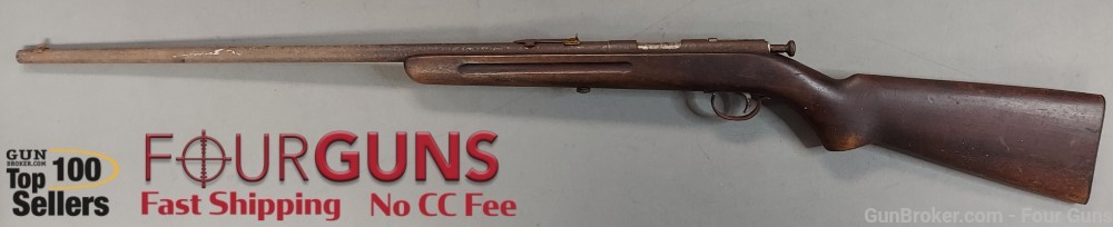 .01 Penny Remington Model 33 Bolt Action Rifle 22 LR 24" Barrel-img-0