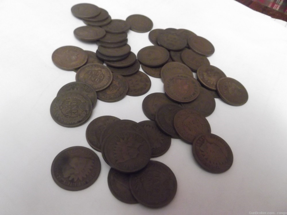 100 MIXED DATE INDIAN CENTS-img-0
