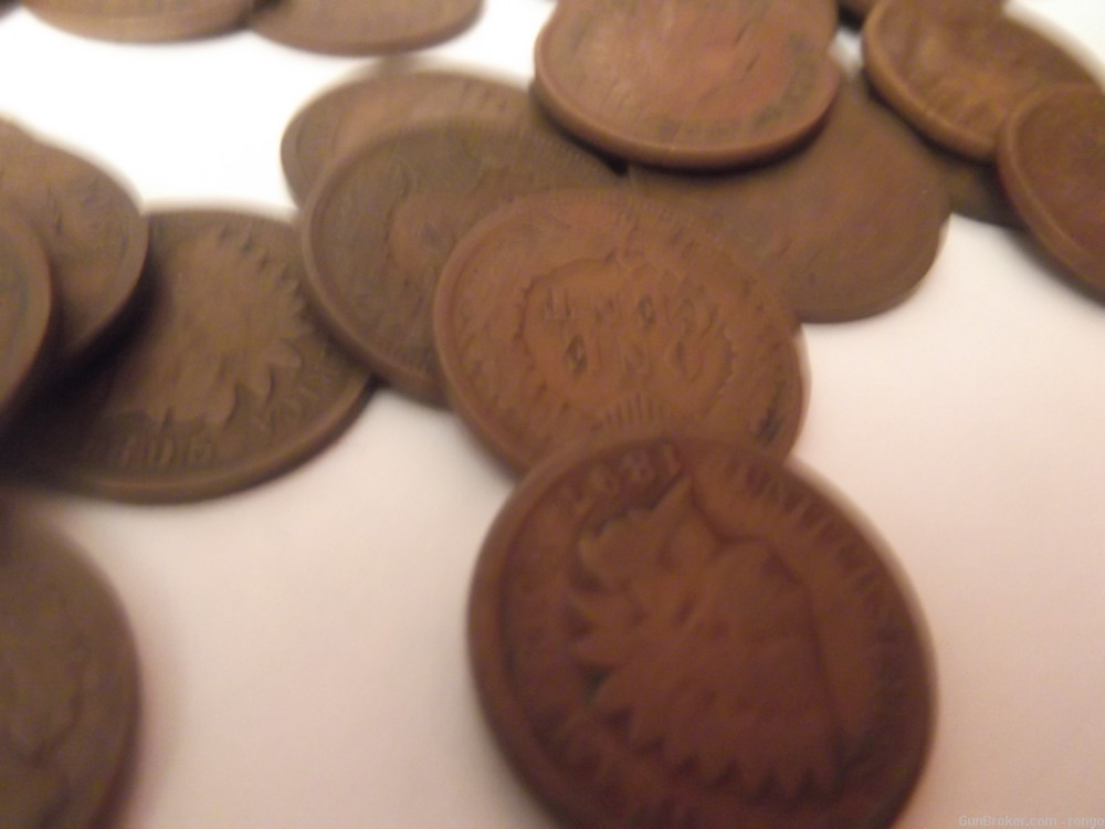 100 MIXED DATE INDIAN CENTS-img-1