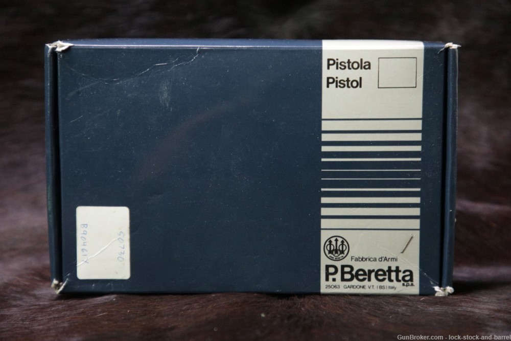 Beretta Model 84B 84-B .380 ACP 3.75" SA/DA Semi-Auto Pistol MFD 1982-img-30