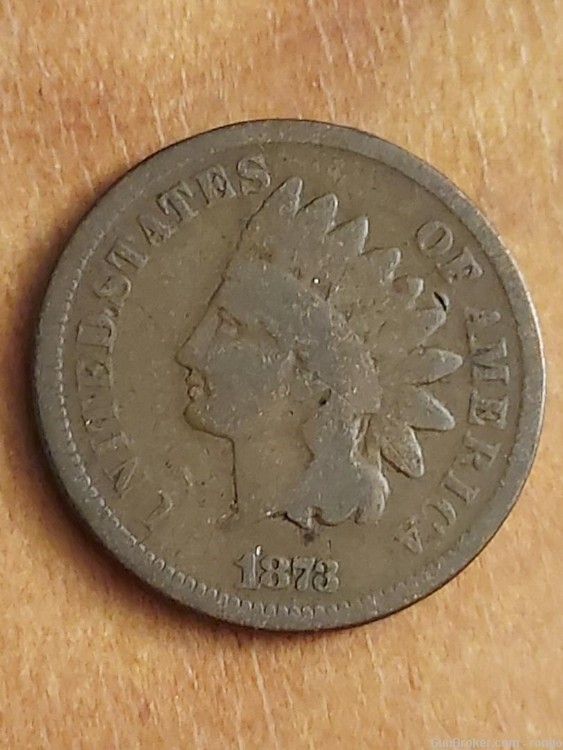 1873 INDIAN CENT ***GREAT GIFT*** (W)-img-0