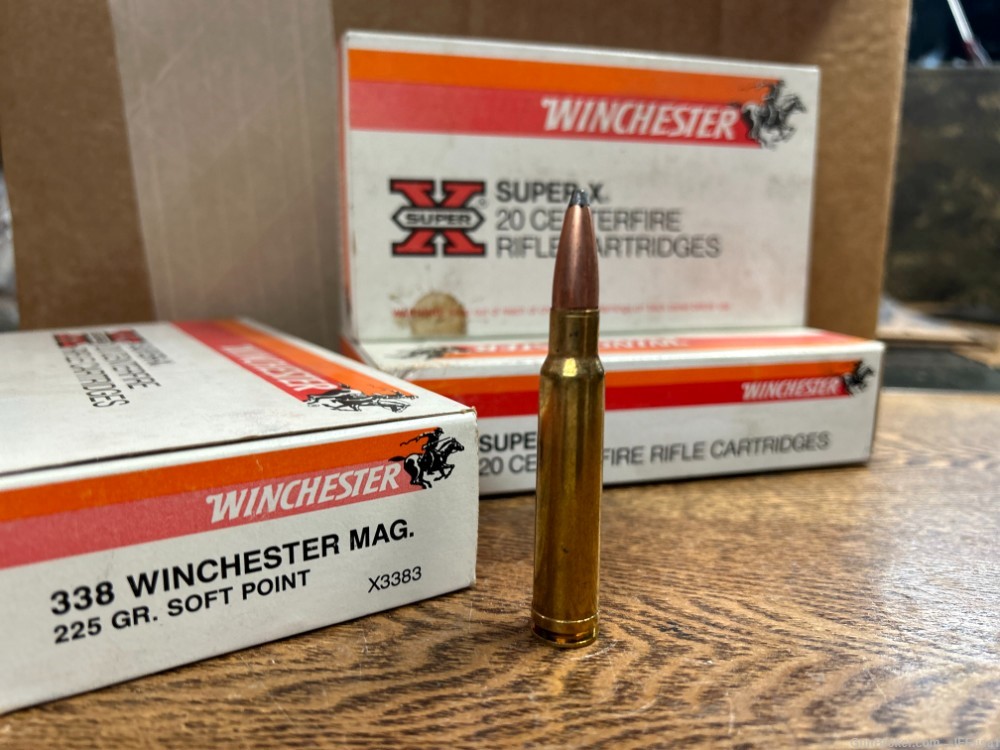 Winchester .338 Win Mag 225gr soft point -img-0