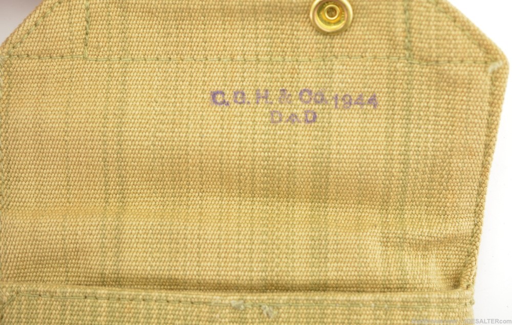 WWII Australian Khaki Web M1937 .38cal Holsters-img-3