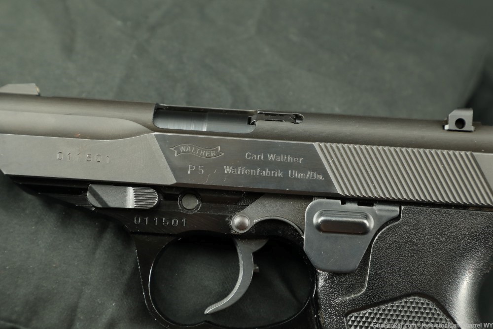 Walther Model P5 9mm Luger DA/SA Semi-Auto Pistol w/ Mag MFD 1980-img-18