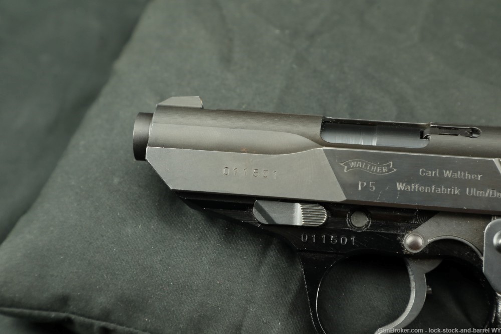 Walther Model P5 9mm Luger DA/SA Semi-Auto Pistol w/ Mag MFD 1980-img-17