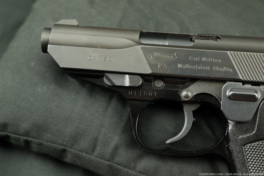 Walther Model P5 9mm Luger DA/SA Semi-Auto Pistol w/ Mag MFD 1980-img-19