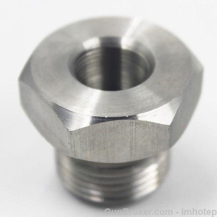 Thread Adapter 1/2X28 13/16 Stainless New -img-2