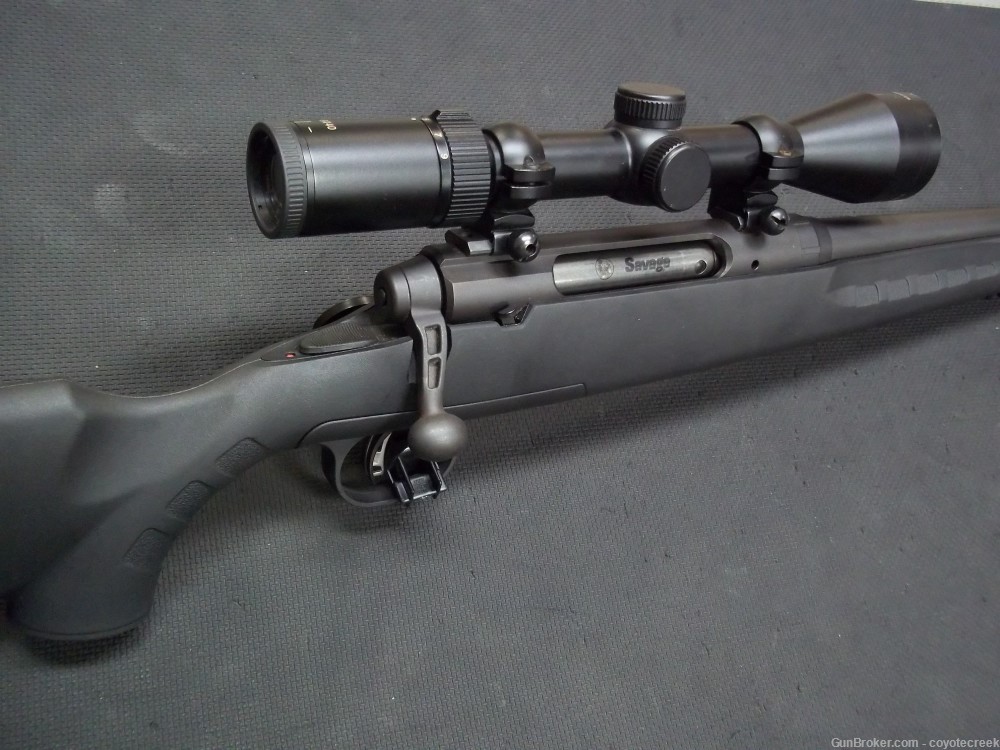 SAVAGE AXIS .223 BOLT ACTION W/WEAVER SCOPE NICE-img-2