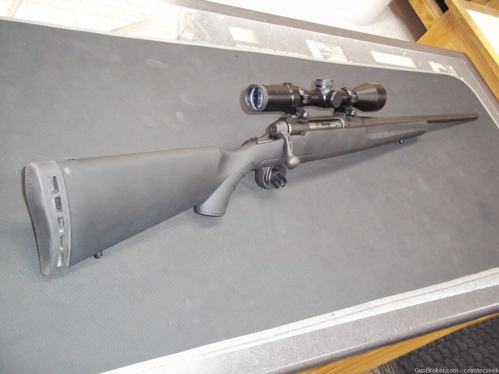 SAVAGE AXIS .223 BOLT ACTION W/WEAVER SCOPE NICE-img-0