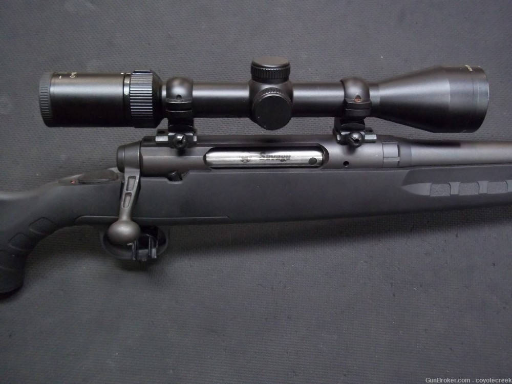 SAVAGE AXIS .223 BOLT ACTION W/WEAVER SCOPE NICE-img-3