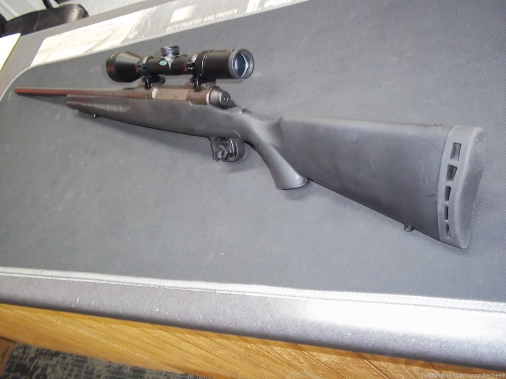 SAVAGE AXIS .223 BOLT ACTION W/WEAVER SCOPE NICE-img-7