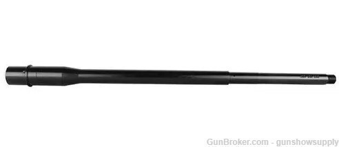 20" .308 Black Nitride Heavy Barrel 1:10 Twist Rifle Length Gas System-img-0